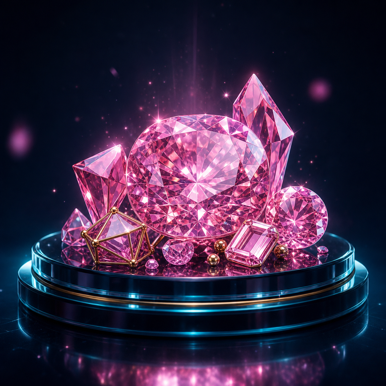 Diamants roses premium